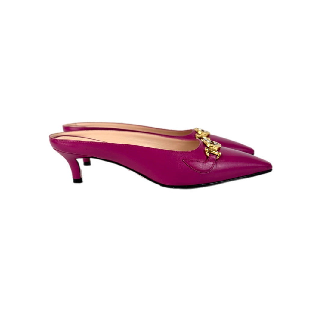 Gucci GG Zumi Malaga Pink Shoes #38.5