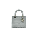 Dior Medium Grey Lady D-Lite Bag - Jiaxyk