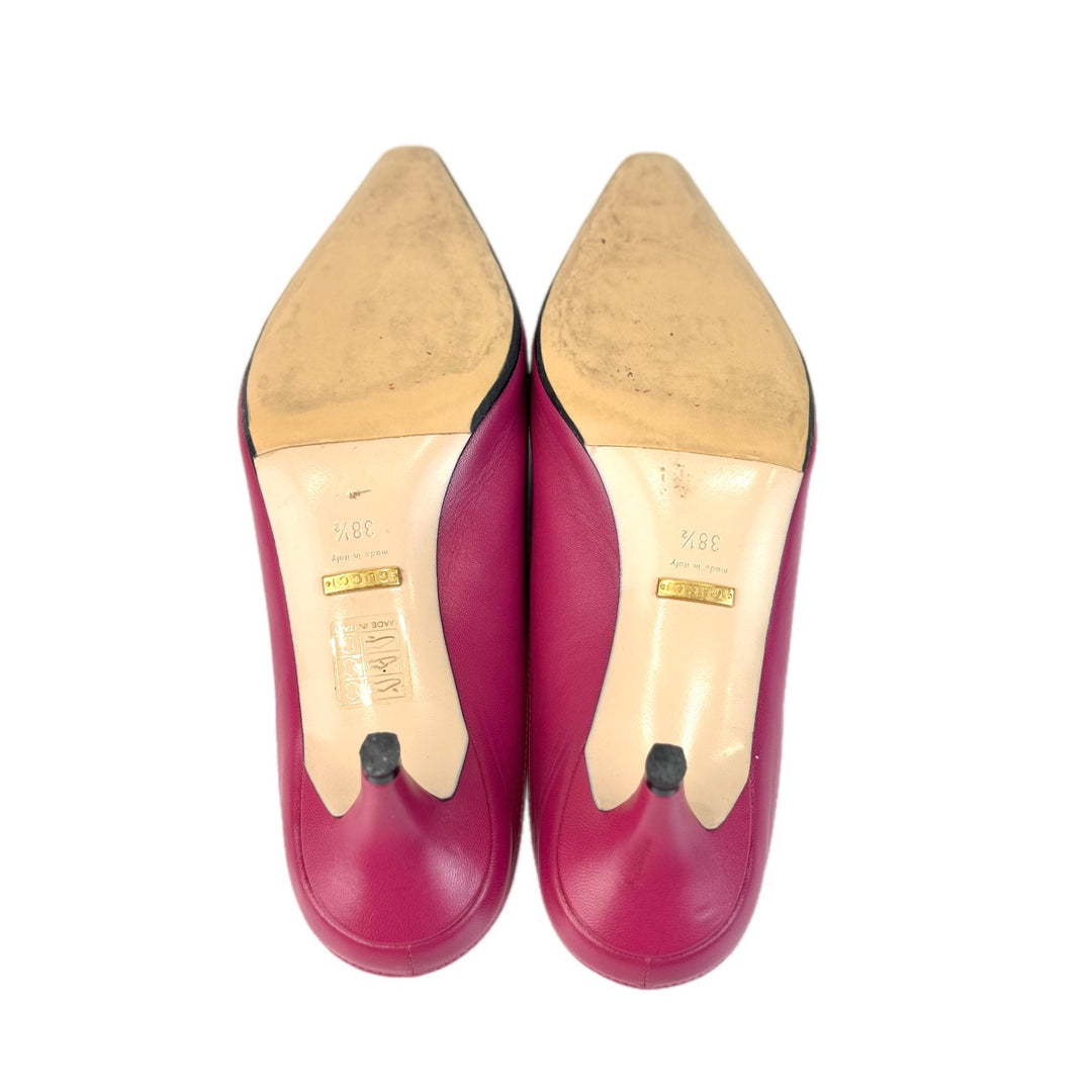 Gucci GG Zumi Malaga Pink Shoes #38.5