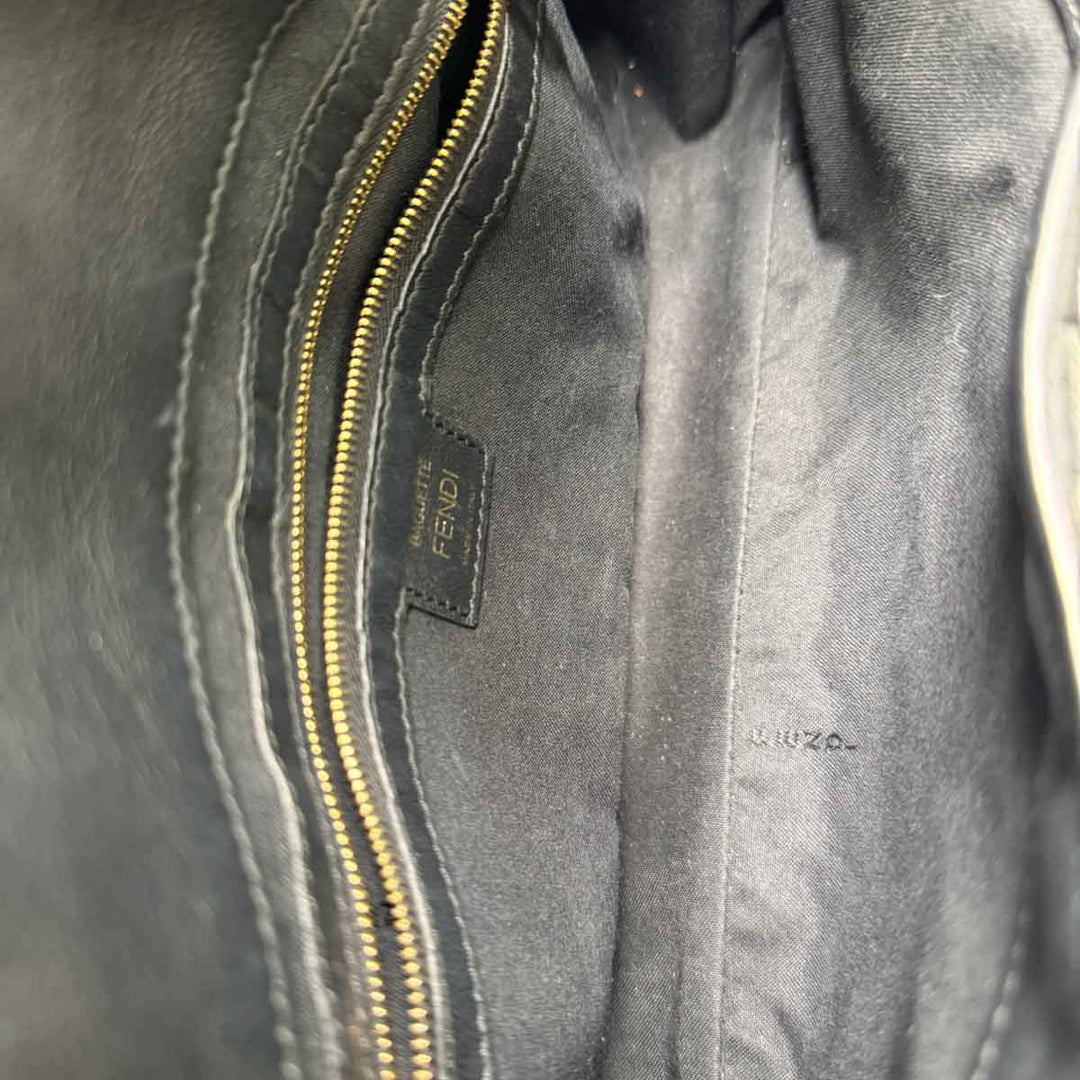 Fendi Baguette Classic Size Black Calfskin