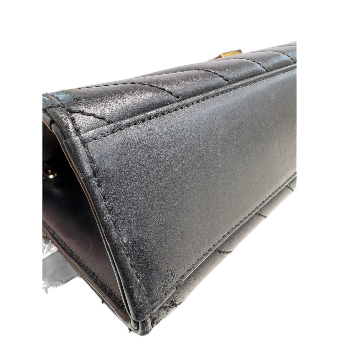YSL Sunset Black Large Envelope Bag