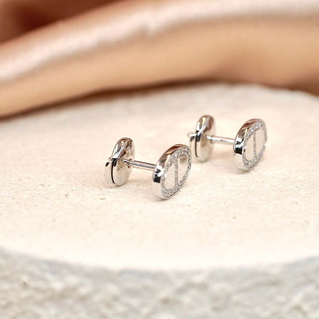 Hermes Chaine D’ancre Diamond Earring