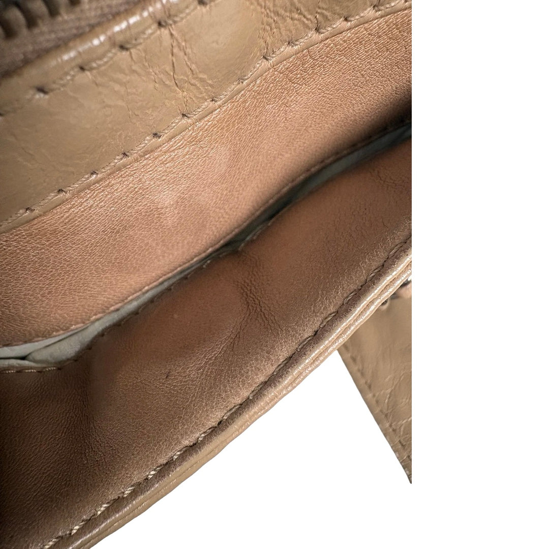 Chanel Brown Leather Hand Bag