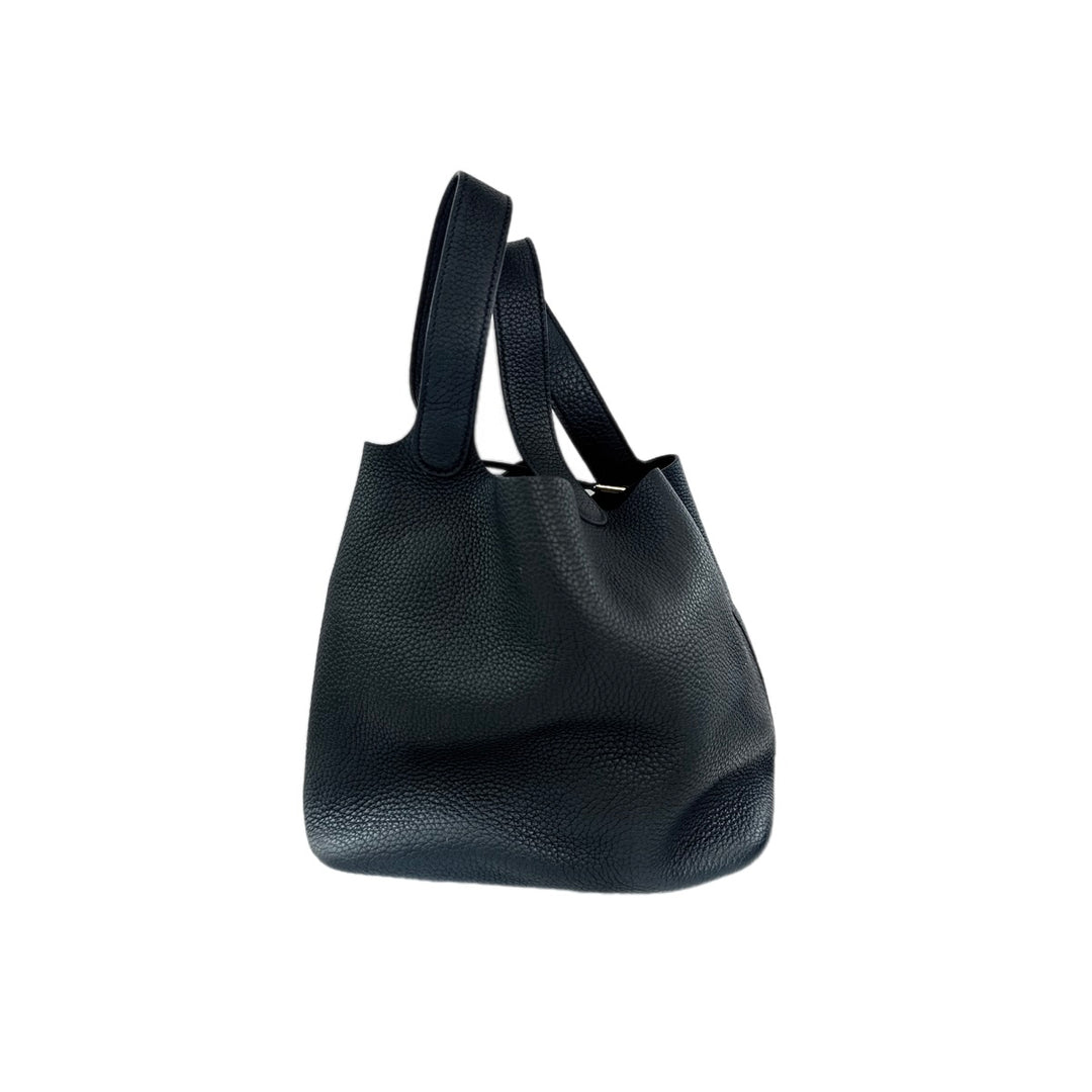 Hermes Picotin 22cm Bag Black TC