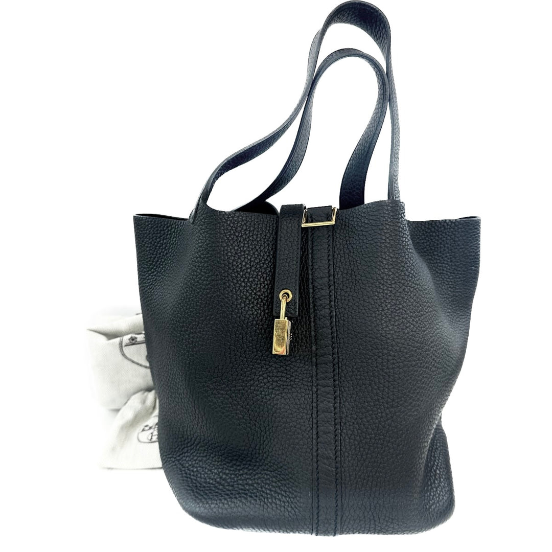 Hermes Picotin 22cm Bag Black TC