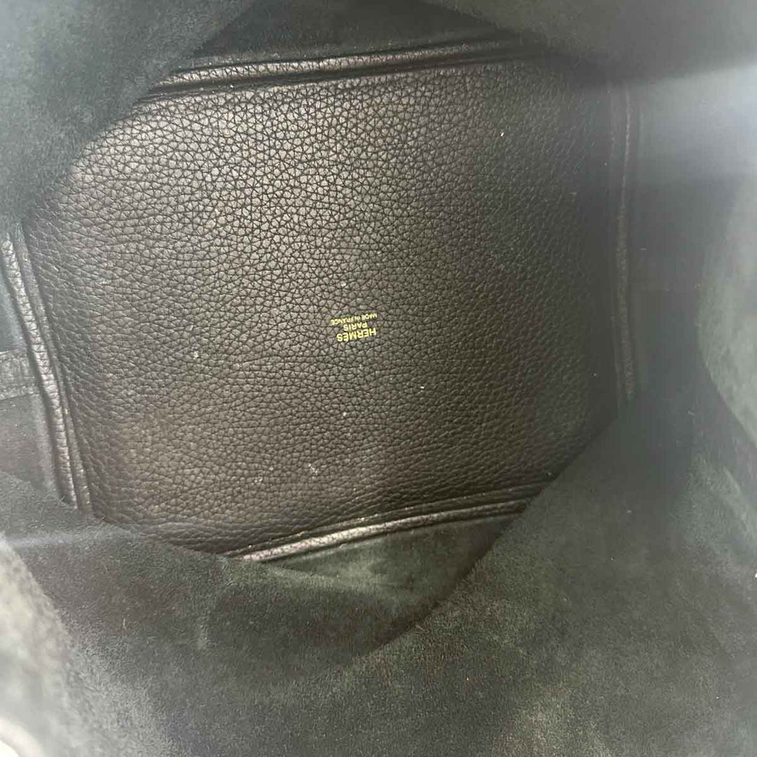 Hermes Picotin 22cm Bag Black TC