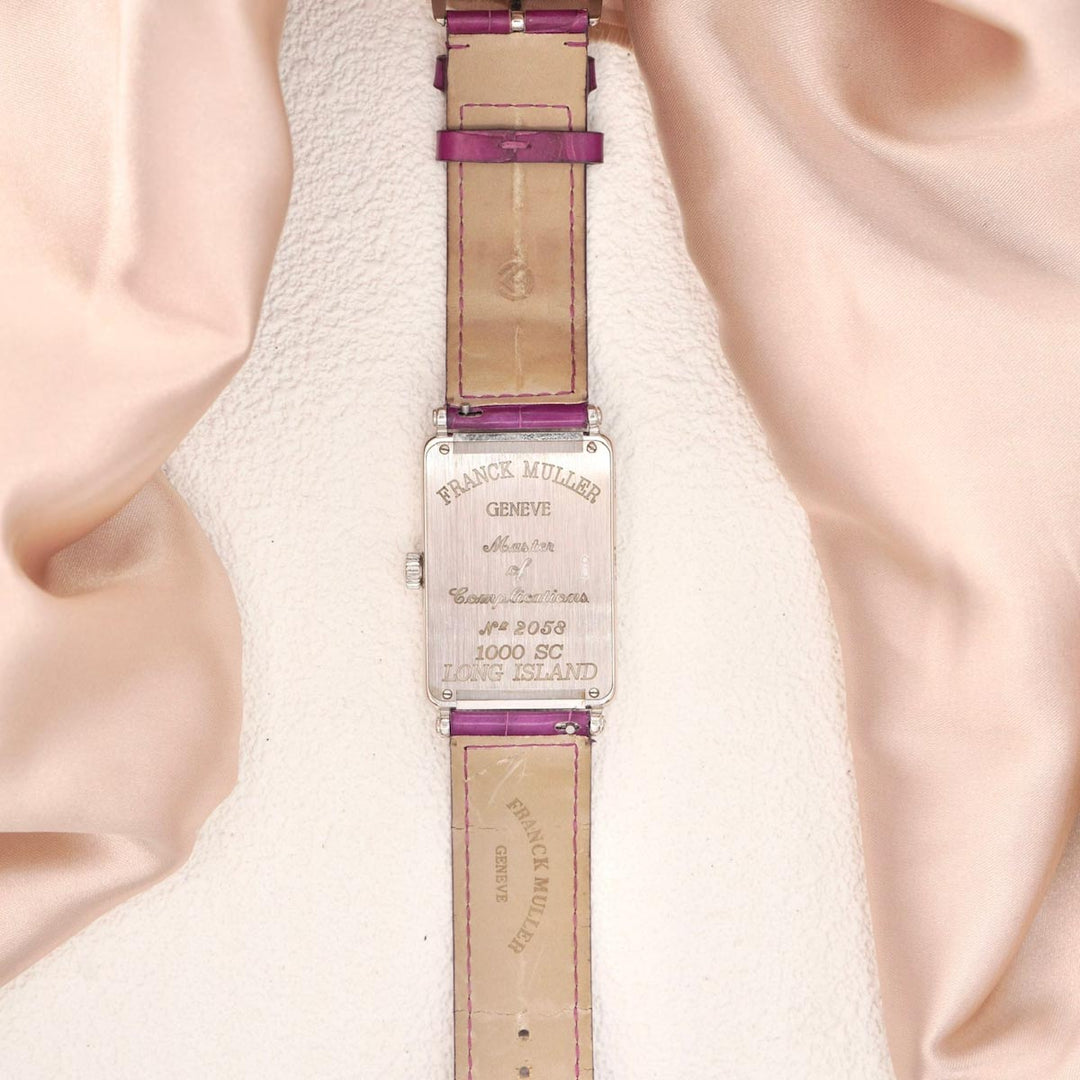 Franck Muller Long Island Auto Watch White Gold