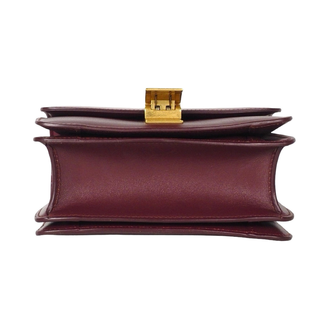 Celine Red Classic Box Mini Bag