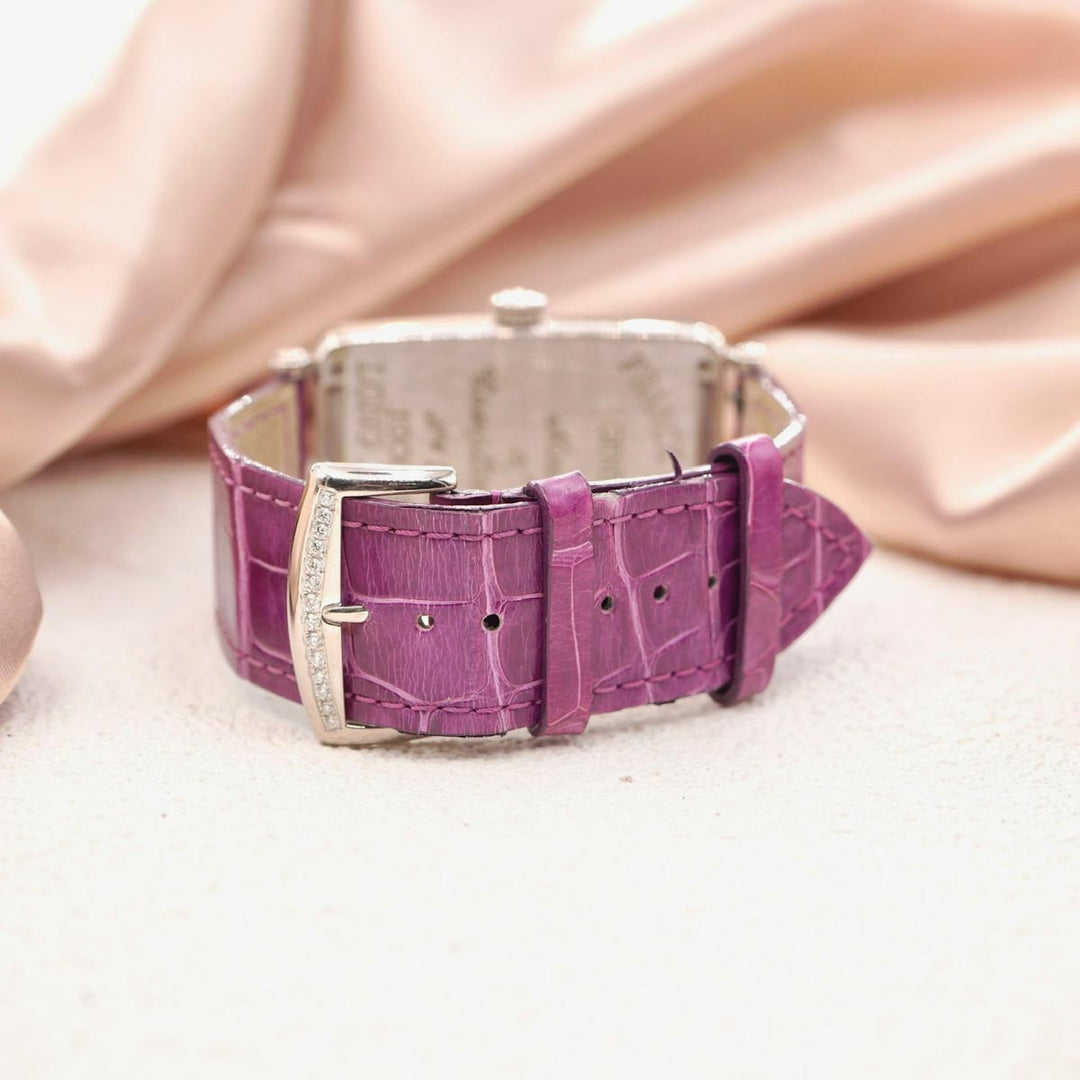 Franck Muller Long Island Auto Watch White Gold