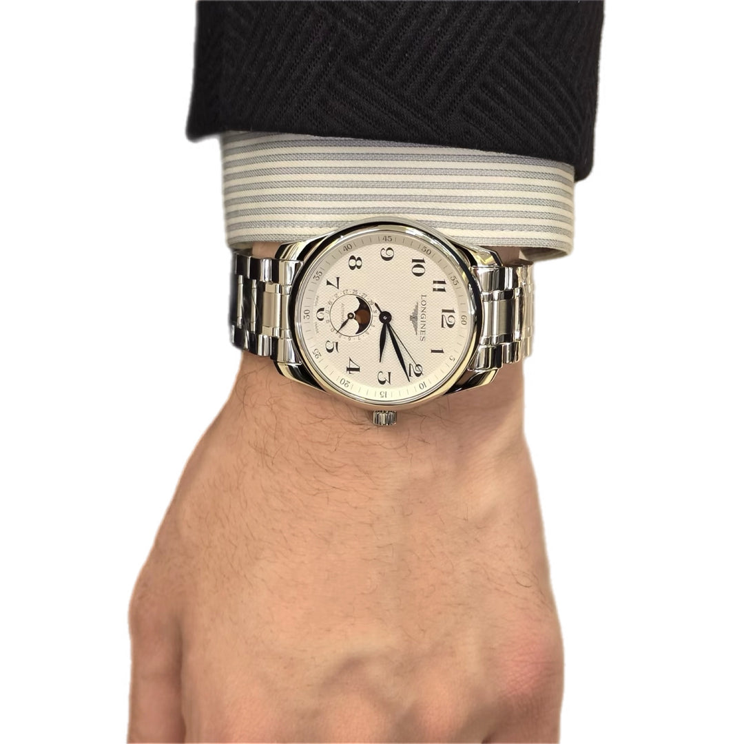 Longines Master Collection Moonphase Steel Auto Watch 42mm