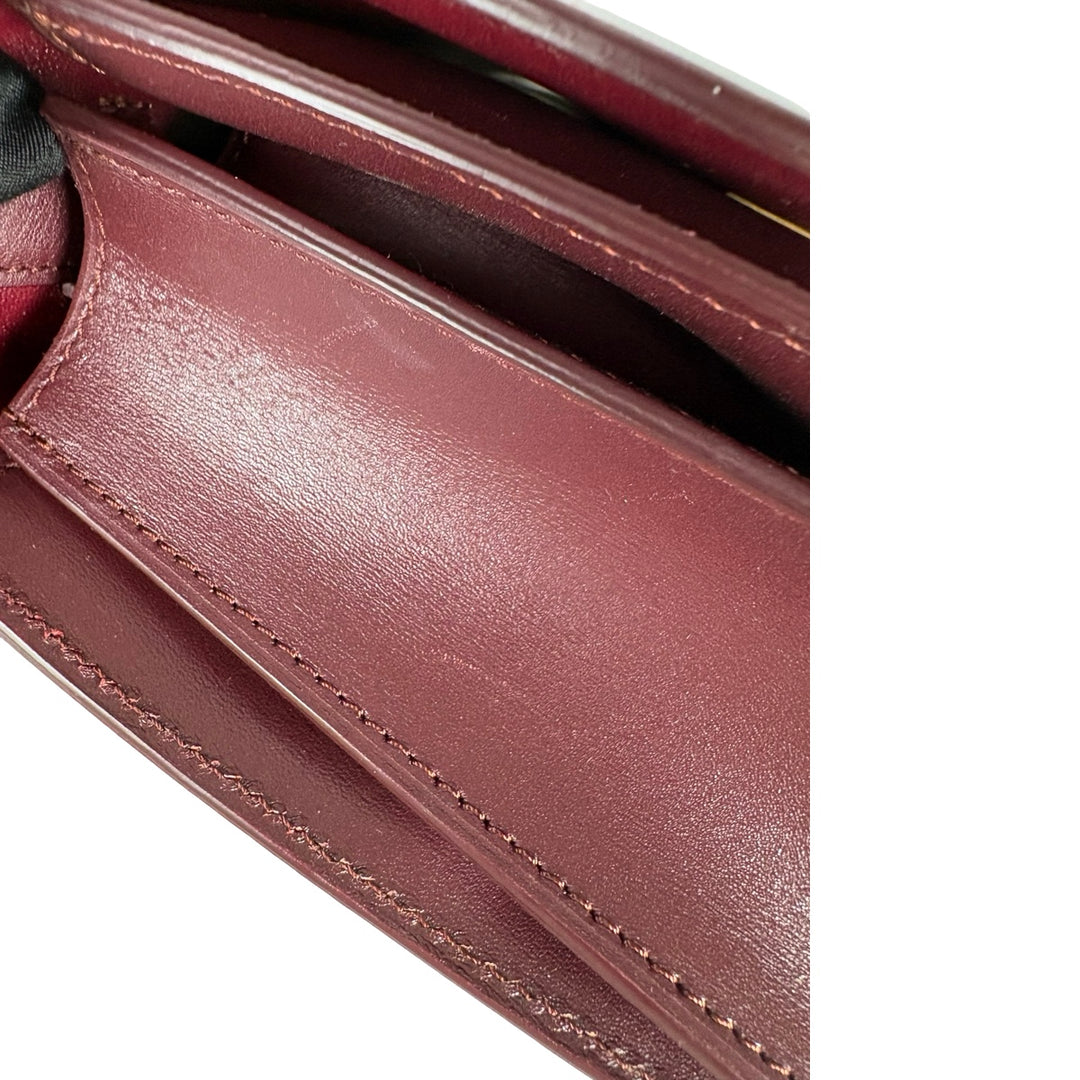 Celine Red Classic Box Mini Bag