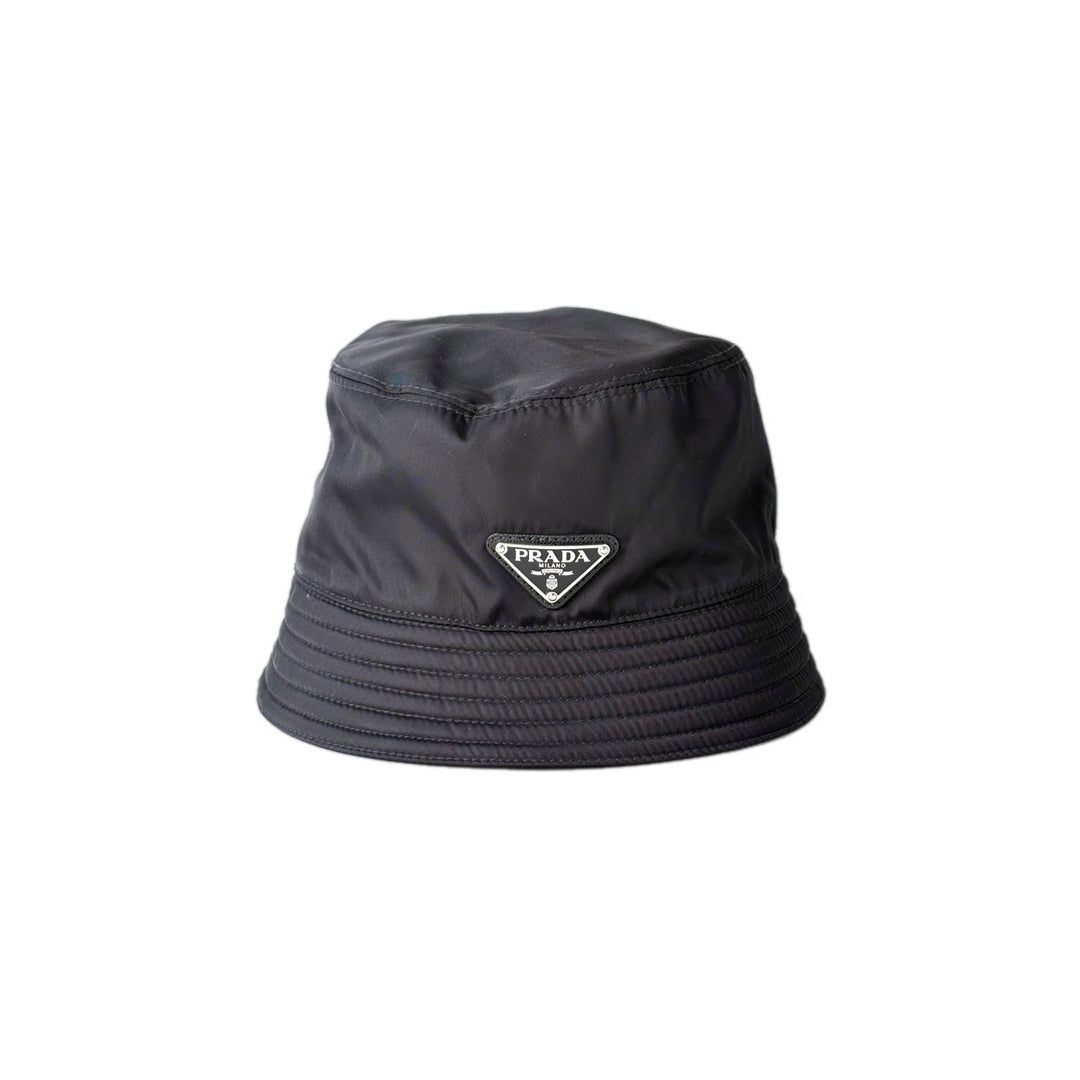 Prada Black Nylon Bucket Hat
