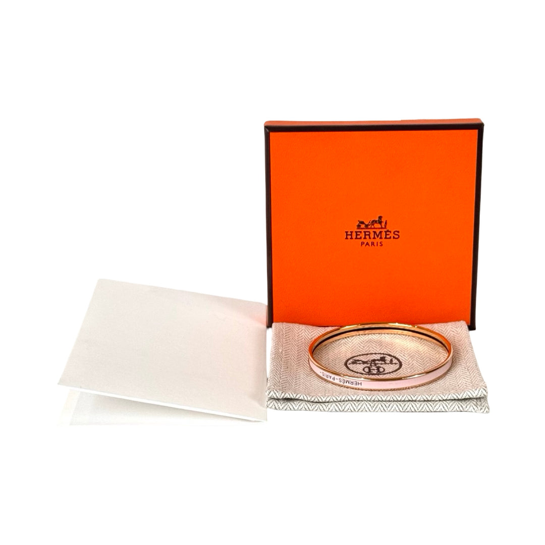 Hermes Pink Jewelry Bangle