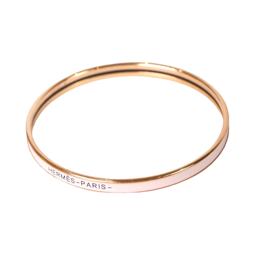 Hermes Pink Jewelry Bangle