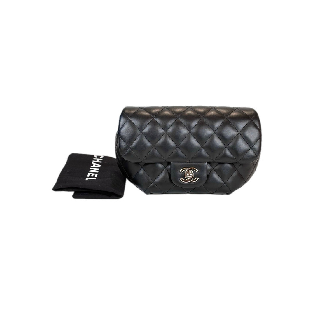 Chanel Bumbag Black Lambskin Bag
