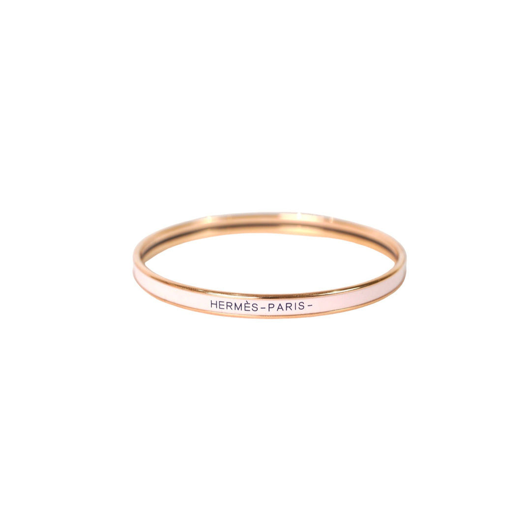 Hermes Pink Jewelry Bangle