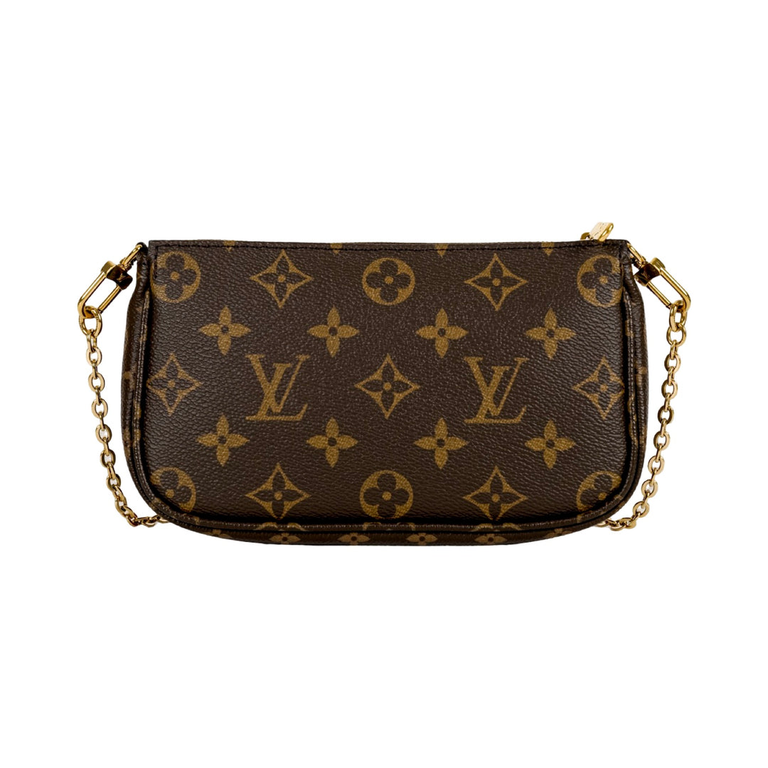 Louis Vuitton Multi Pochette Monogram Bag Green
