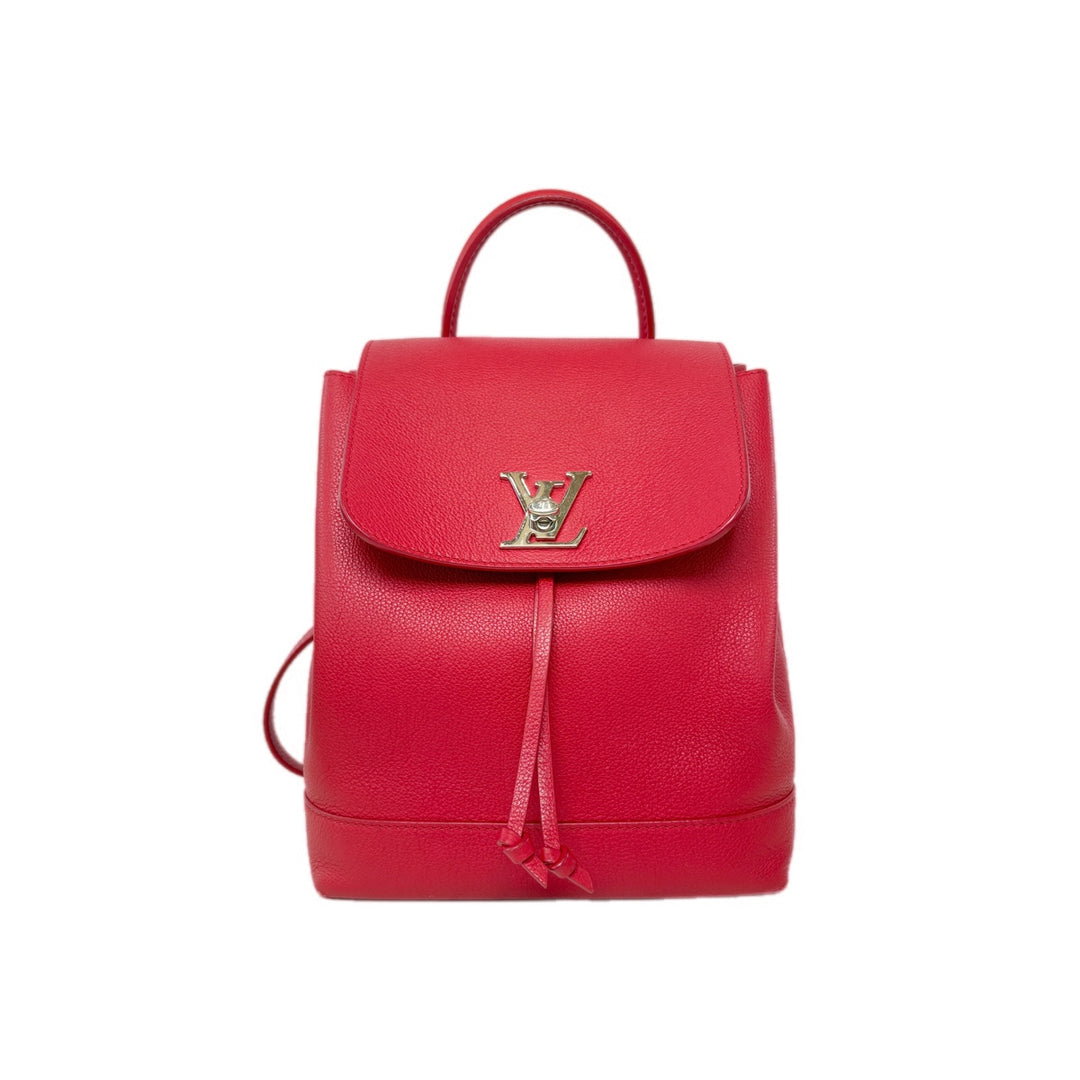 Louis Vuitton Lockme Red Backpack Bag