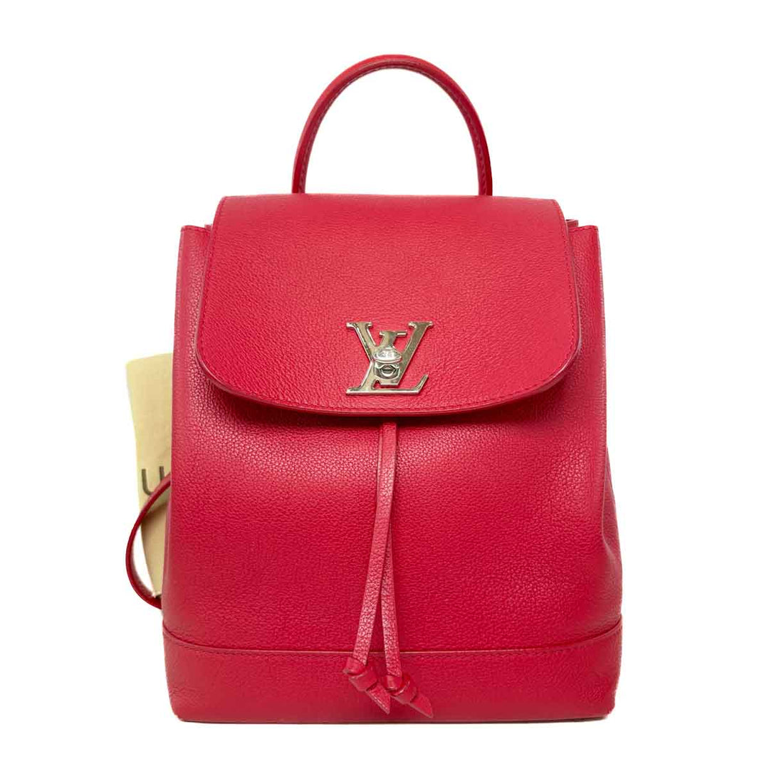Louis Vuitton Lockme Red Backpack Bag