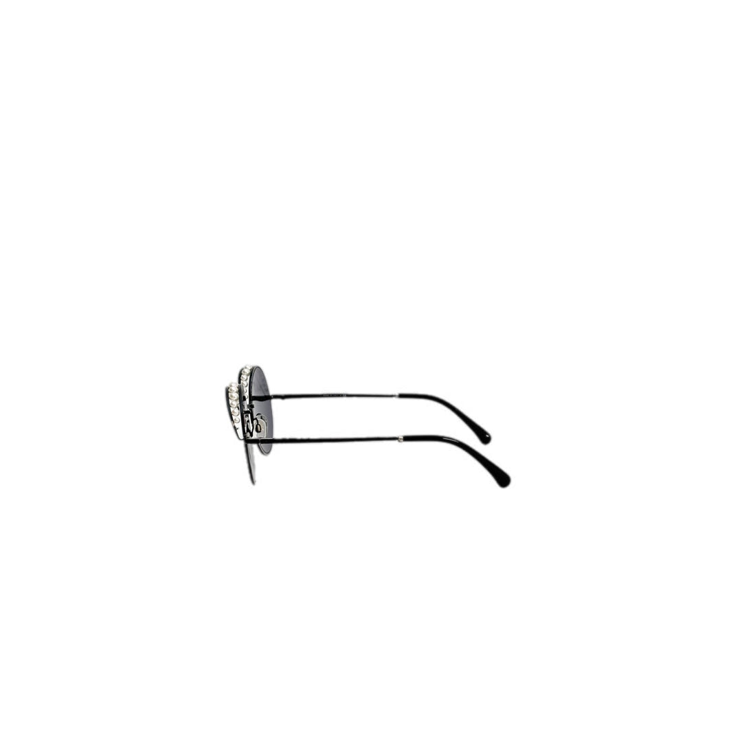 Chanel Pearl Round Sunglasses