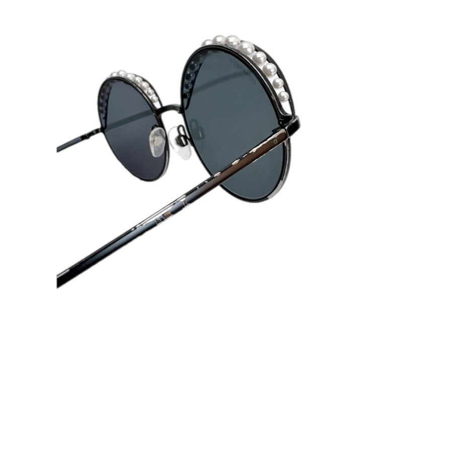 Chanel Pearl Round Sunglasses