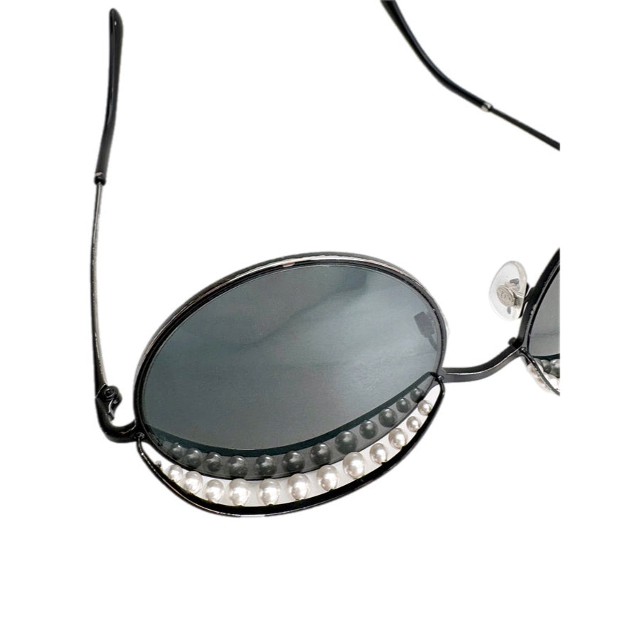 Chanel Pearl Round Sunglasses