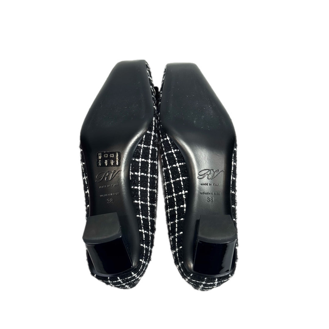 Roger Vivier Black Tweed Shoes #38