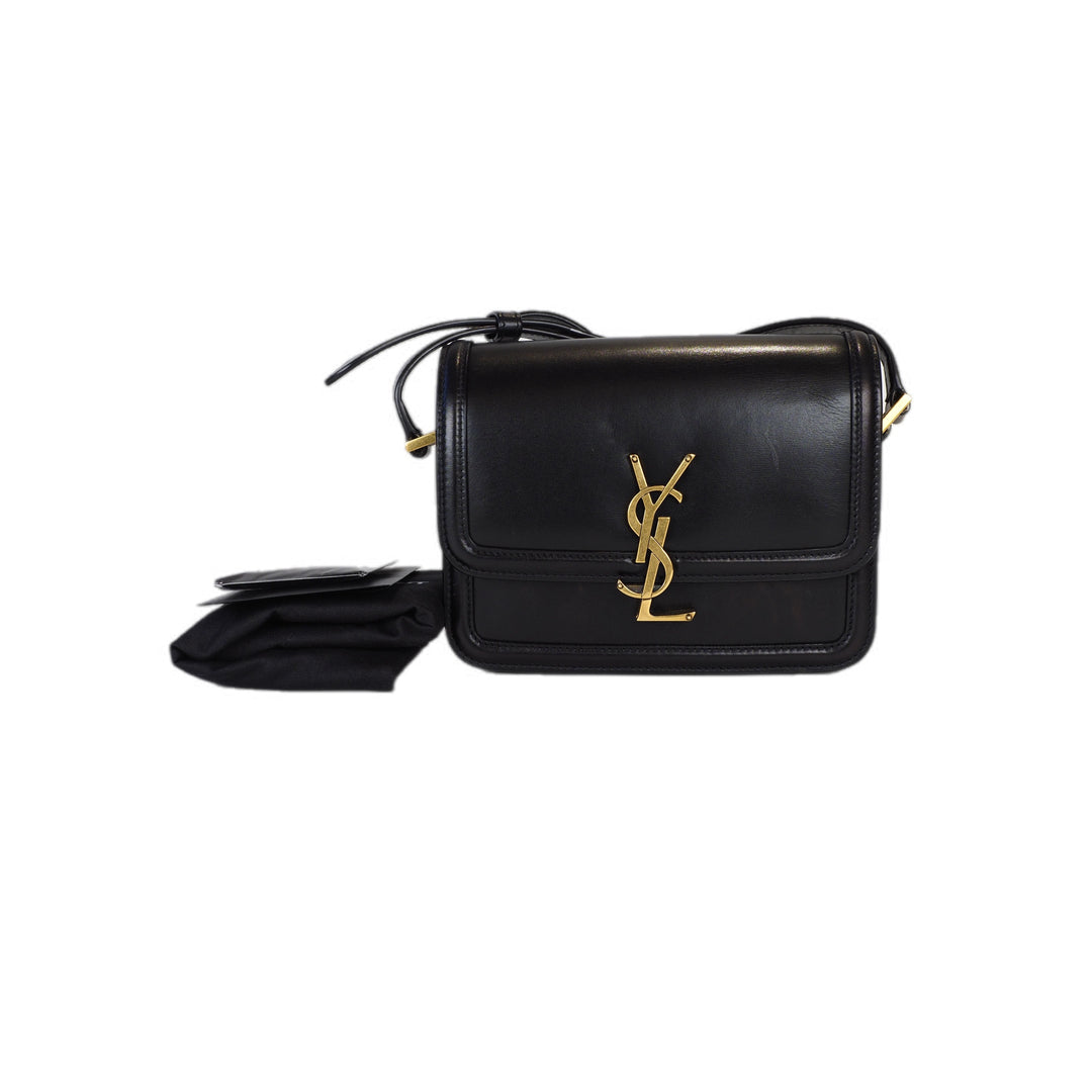 YSL Black Small Solferino Crossbody Bag