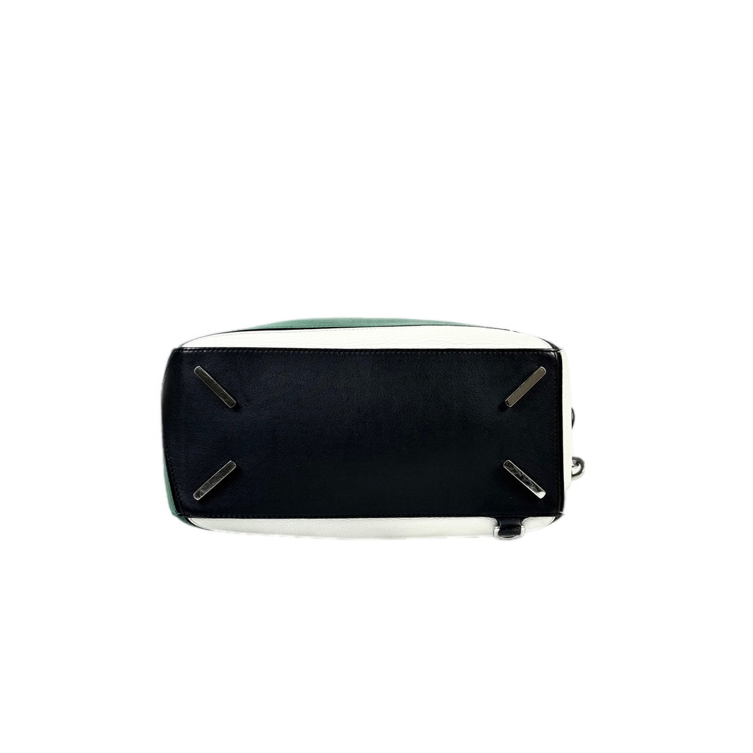 Loewe Puzzle Med Mint Black Calfskin Bag