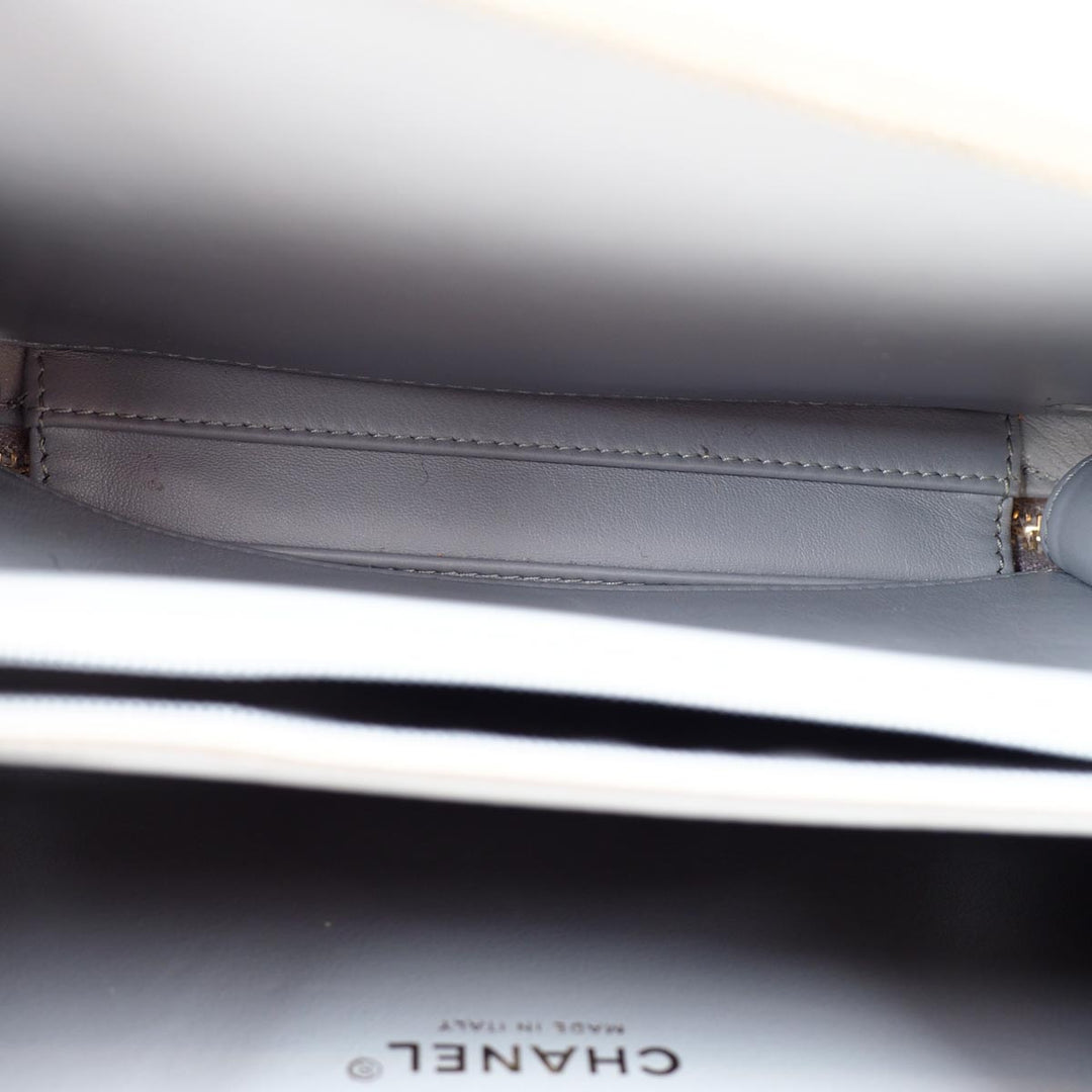 Chanel Vanity Box Camera Bag Caviar Grey