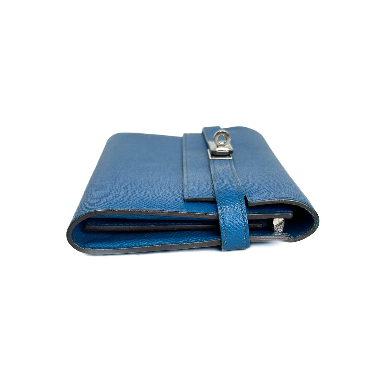 Hermes Blue Kelly Long Wallet | JK Store