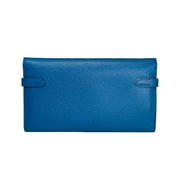 Hermes Blue Kelly Long Wallet - Jiaxyk