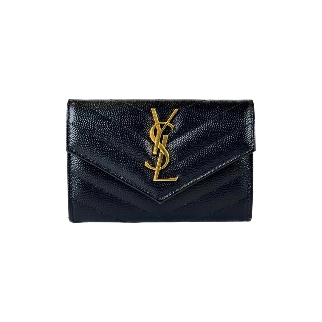 YSL Balck Mini  Wallet