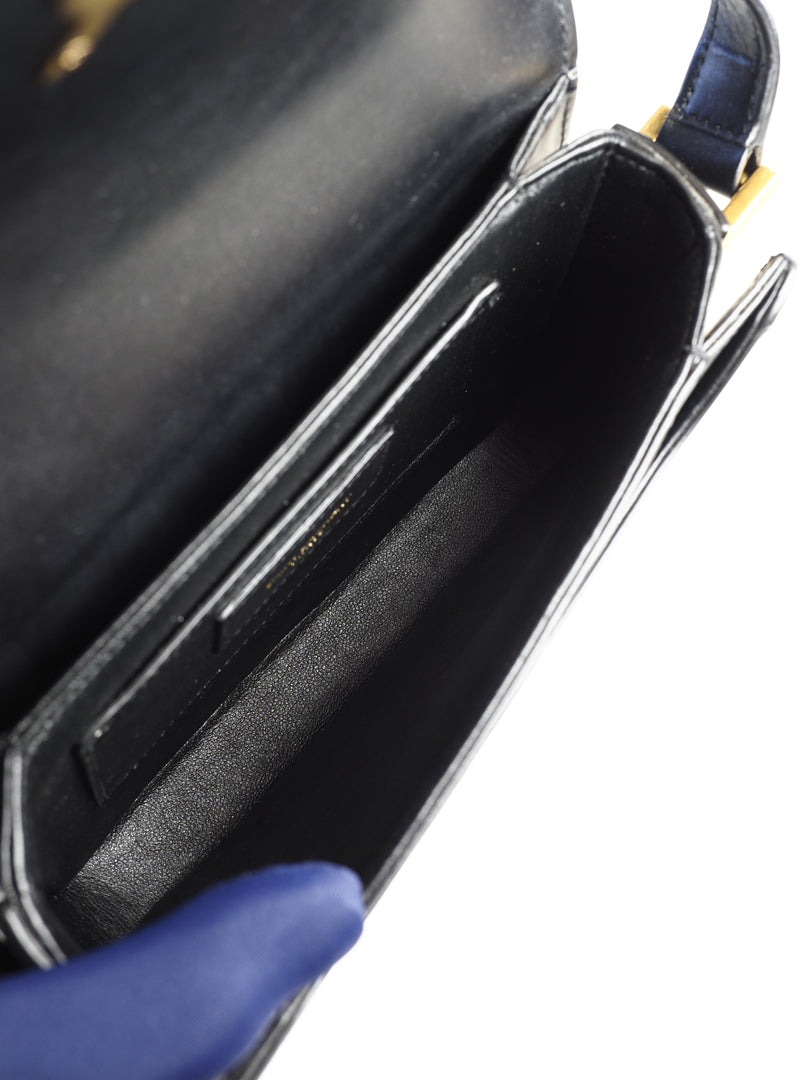 YSL Black Small Solferino Crossbody Bag