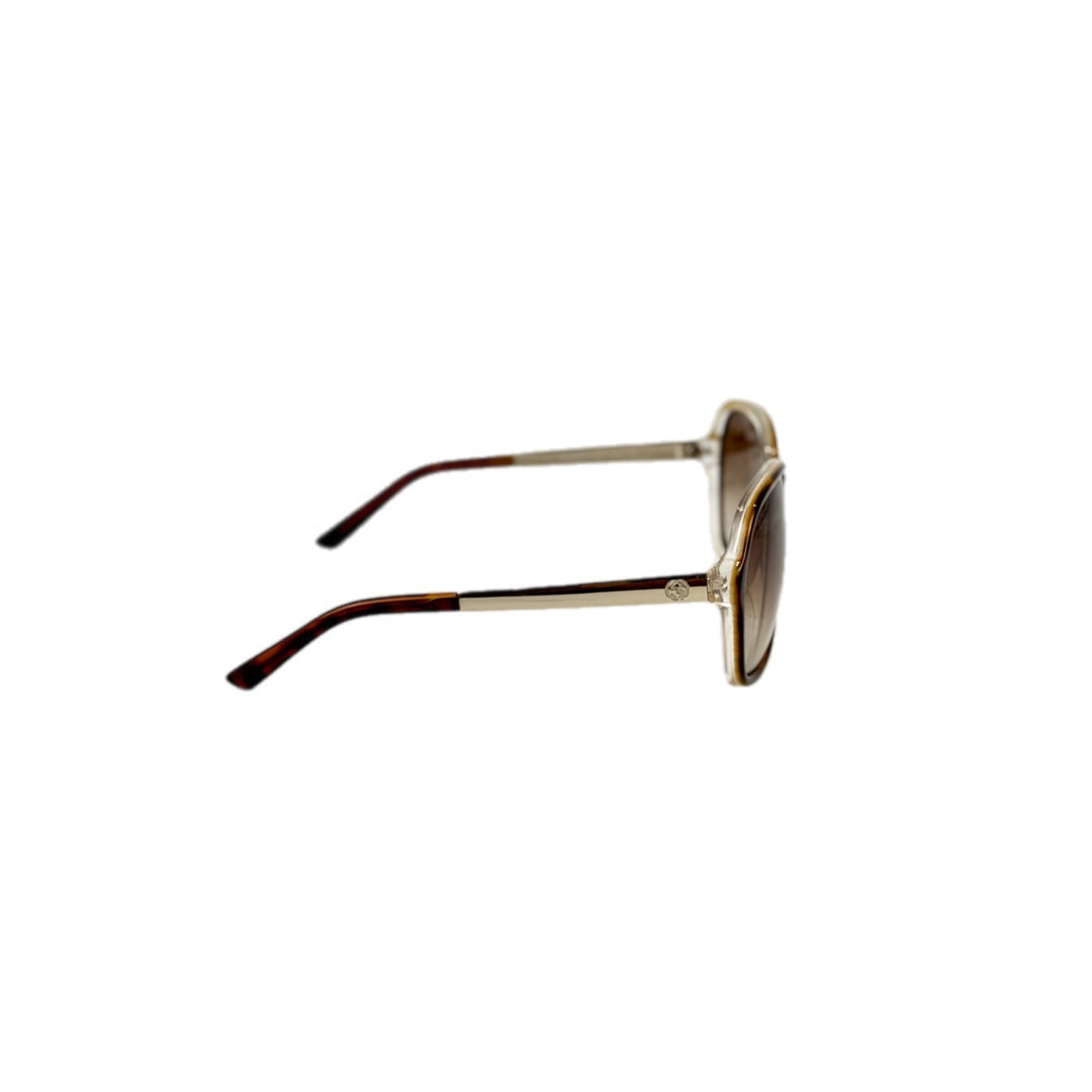 Gucci Brown Tortoiseshell Frame Sunglasses