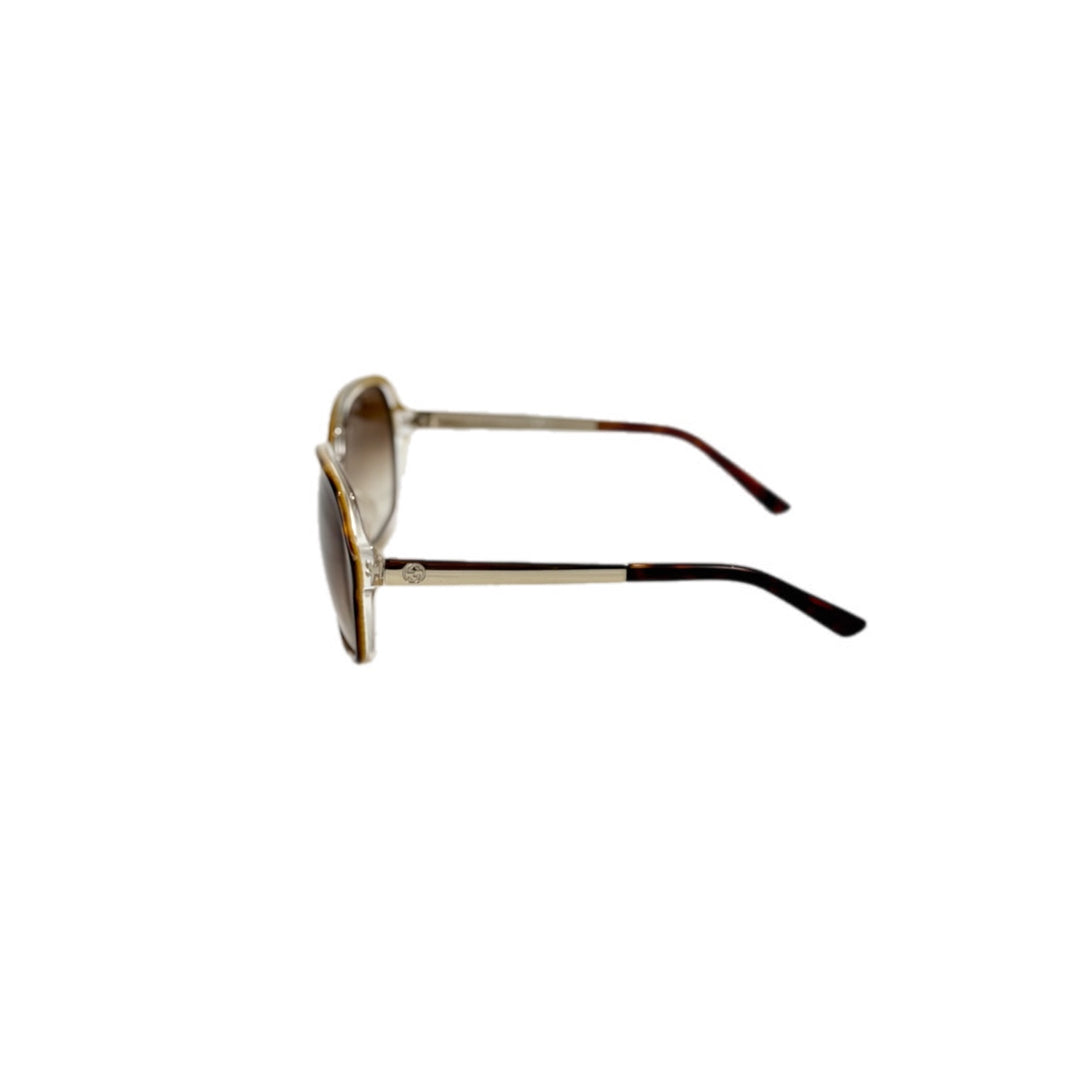 Gucci Brown Tortoiseshell Frame Sunglasses