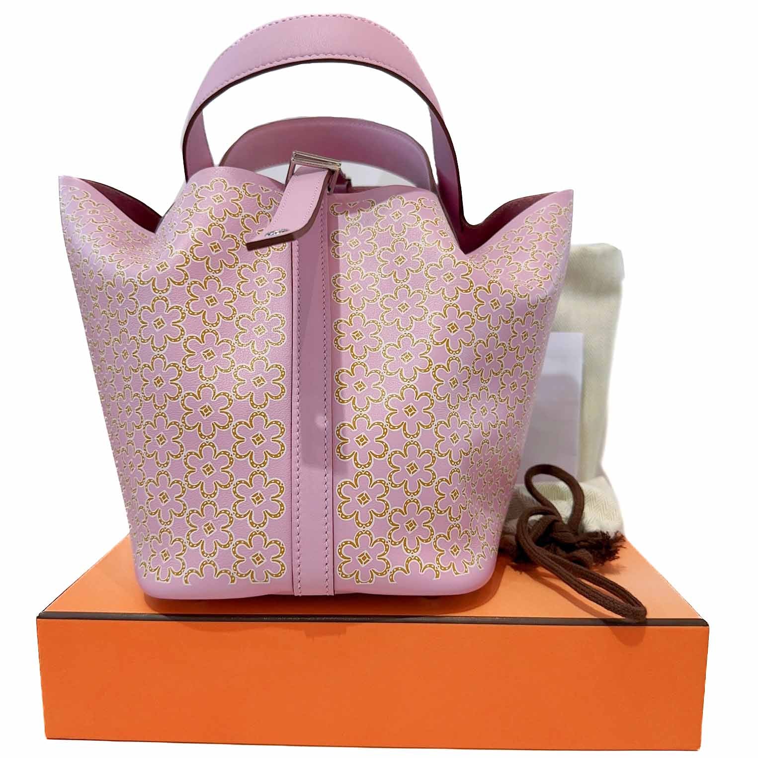 Hermes 18cm Picotin Pink U