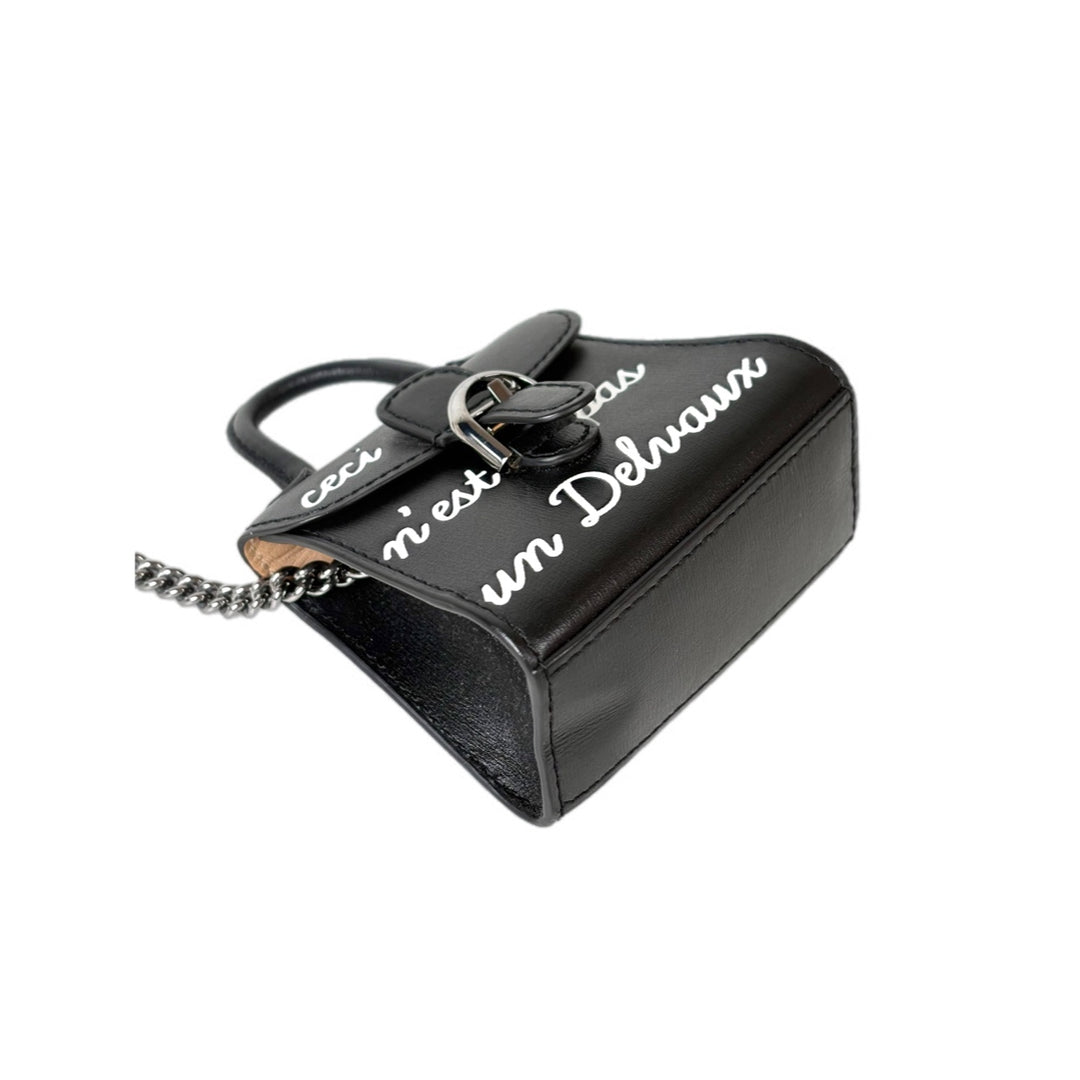 Delvaux Black Brillant Bag Charm