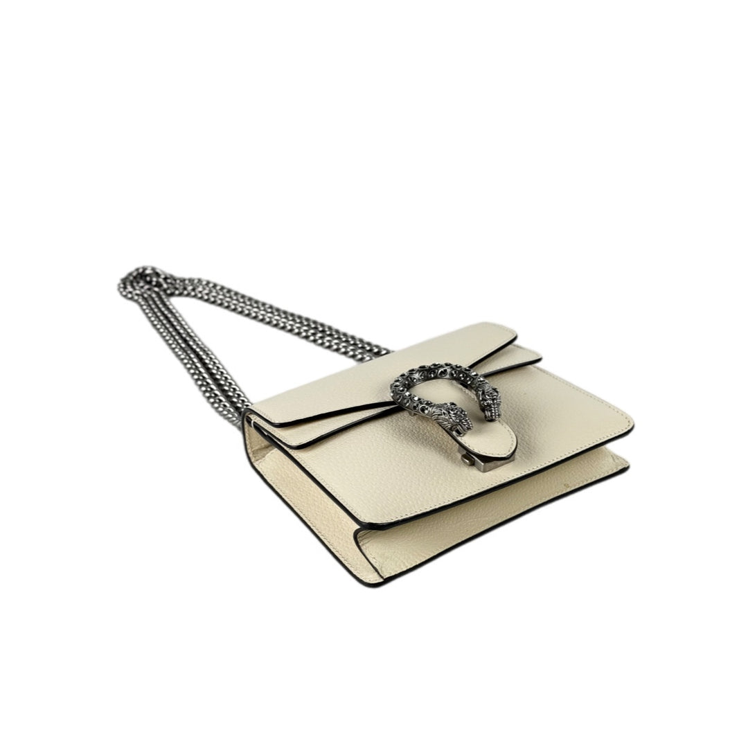 Gucci Dionysus Mini Calfskin White Bag