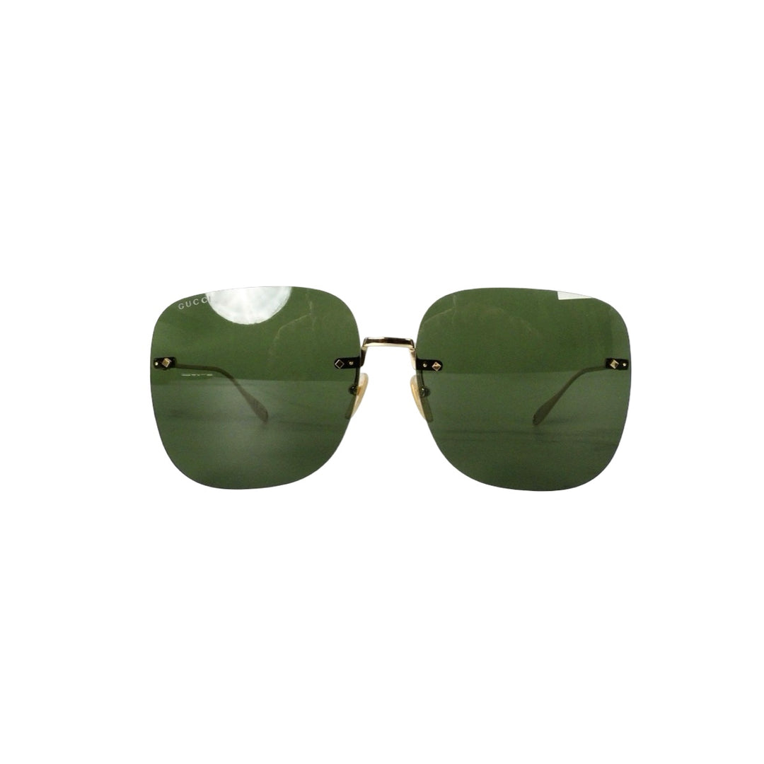 Gucci Square Green Sunglasses