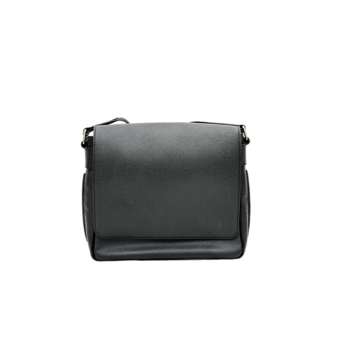 Louis Vuitton Men’s Crossbody Bag Black Calfskin