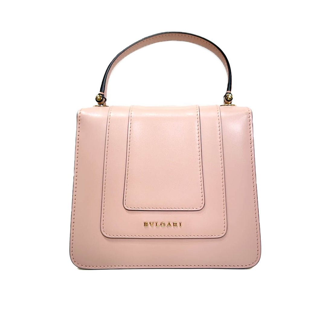 Bvlgari Pink Serpenti Forever Top Handle Bag