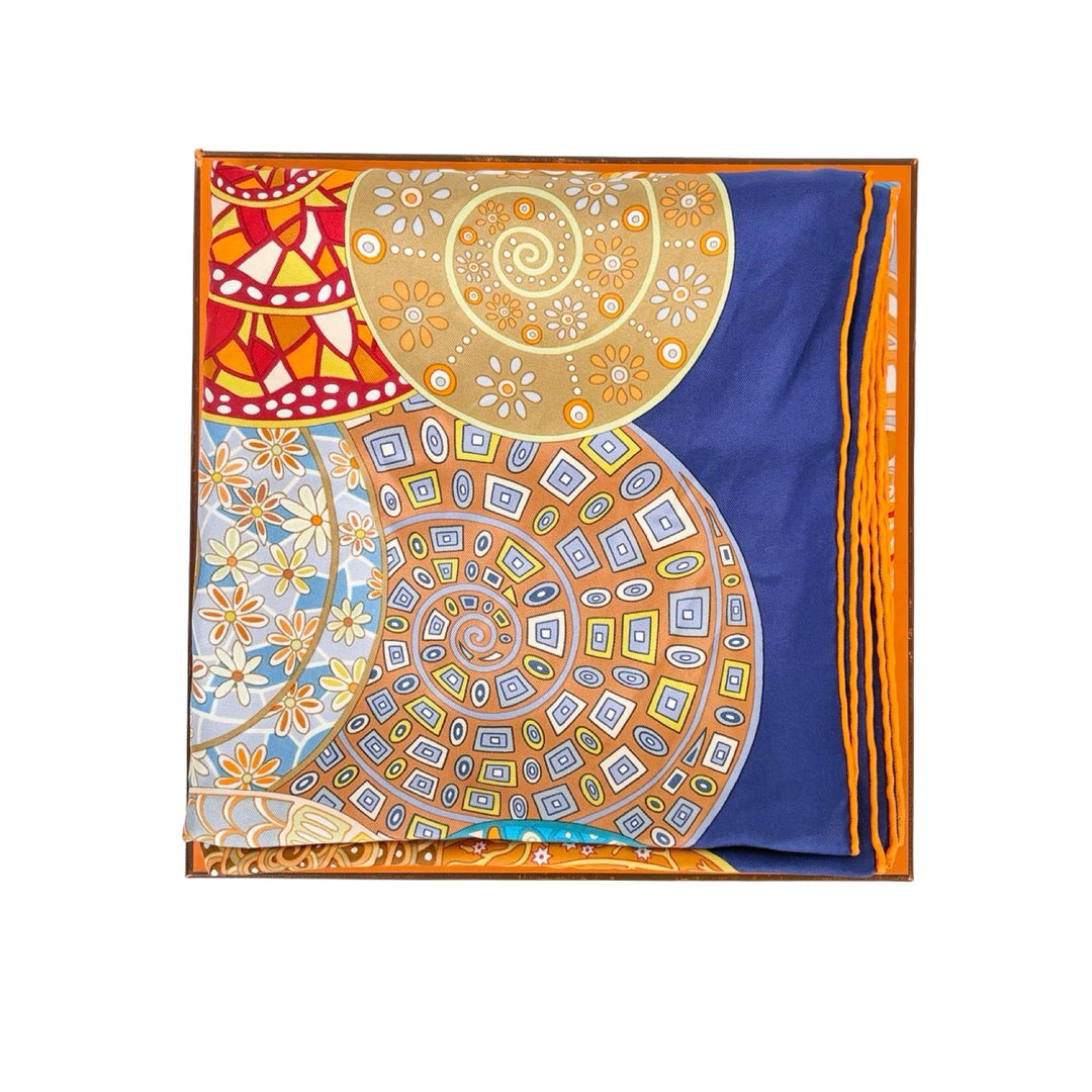 Hermes Used Silk Scarf 90cm