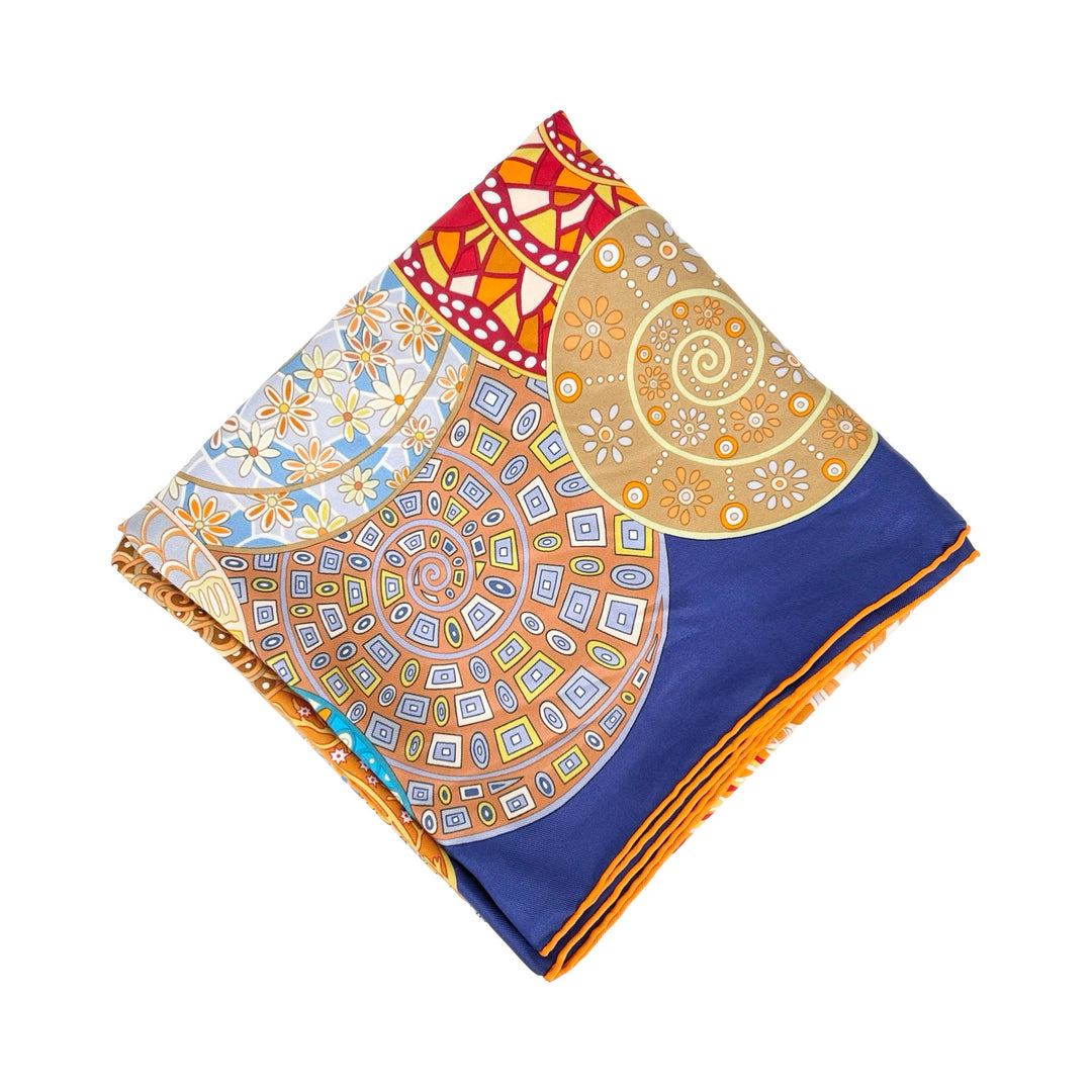 Hermes Used Silk Scarf 90cm