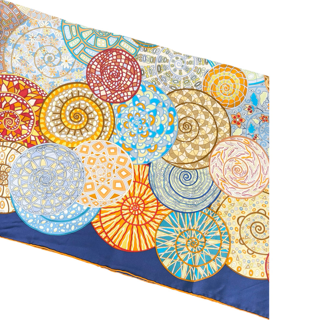 Hermes Used Silk Scarf 90cm