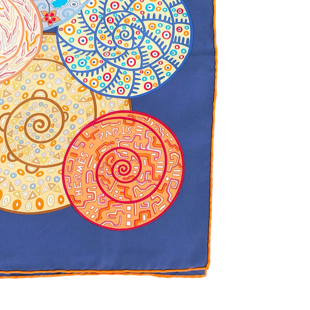 Hermes Used Silk Scarf 90cm