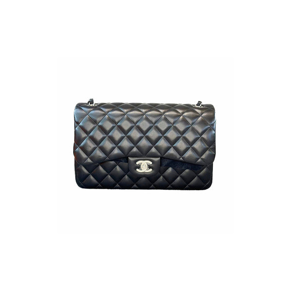 Chanel Black Jumbo Classic Flap Bag - Jiaxyk