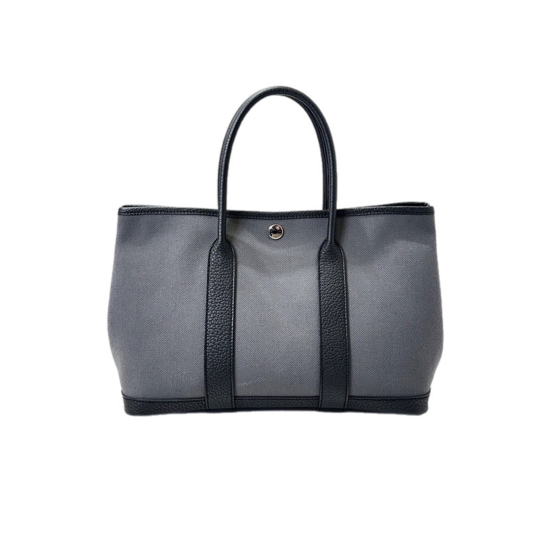 Hermes Garden Party Gris Misty/Noir 30cm