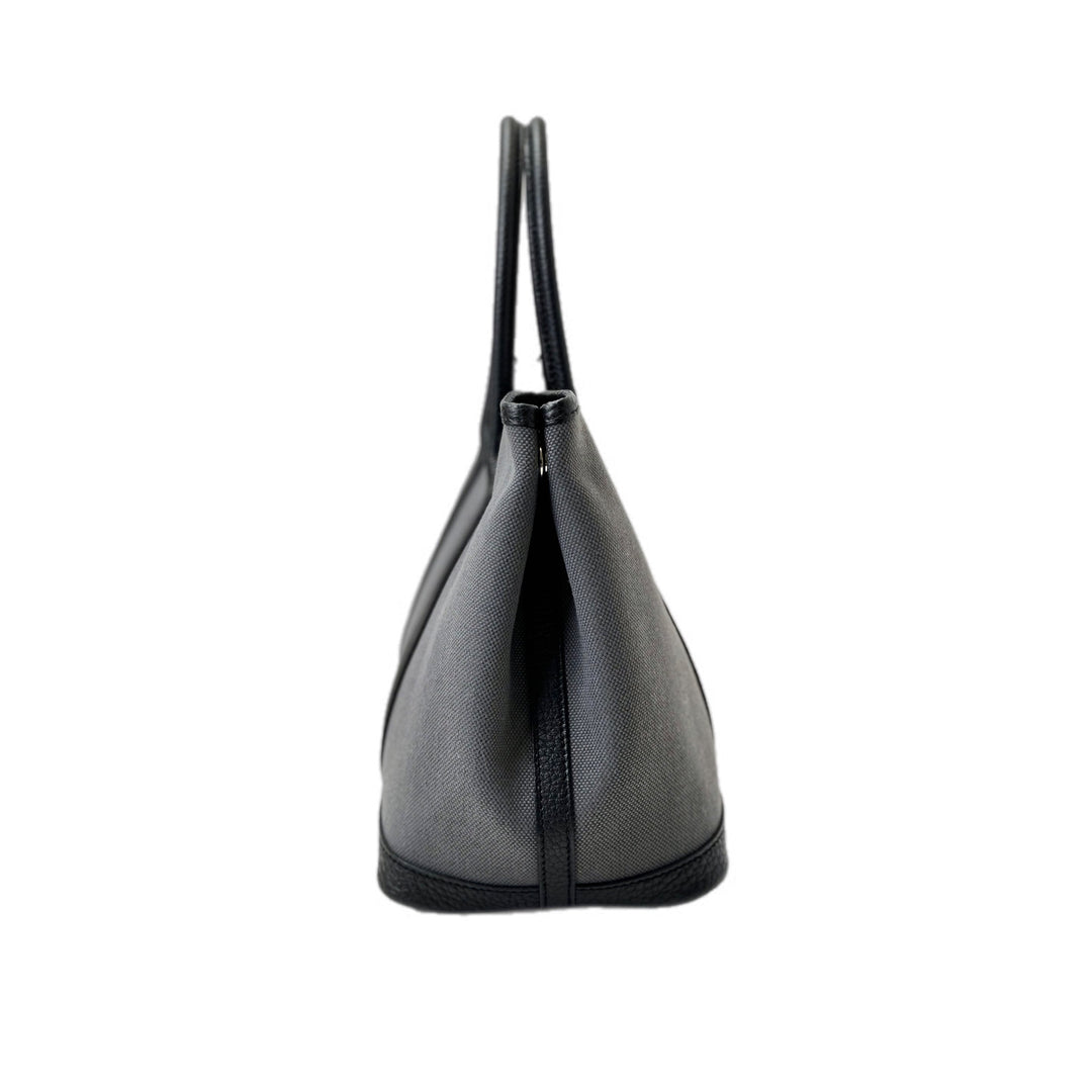 Hermes Garden Party Gris Misty/Noir 30cm