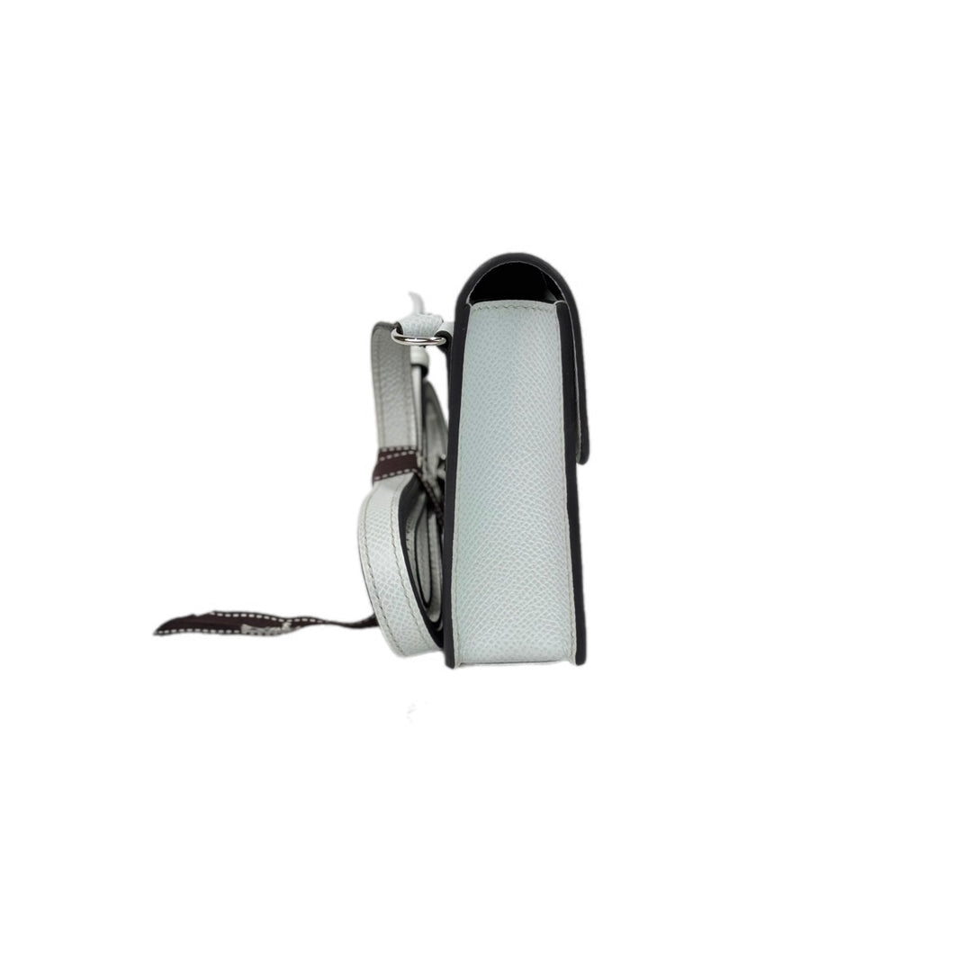 Hermes Portefeuille Sac Hermesnap Epsom/Gris Platin